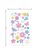 Csillogó kövek matrica készlet, Virágok Avenir