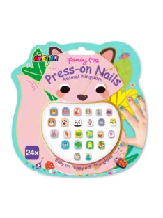   Felragasztható játék műköröm készlet, Az állatok királysága Avenir