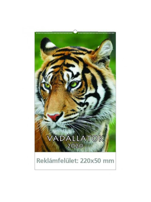 Falinaptár (22X33) 2020 VADÁLLATOK T094-08