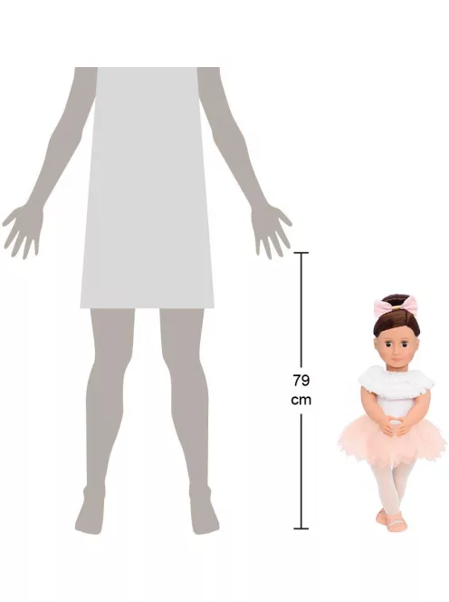 Our Generation - VALENCIA, 46 cm-es balerina baba