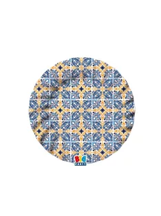 Positano olasz mintás parti tányér 8 db 20 cm-es