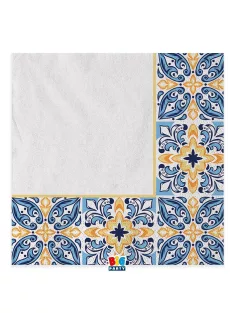 Positano olasz mintás parti szalvéta 20 db 33x33 cm-es