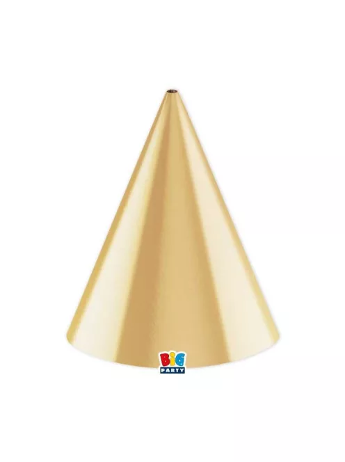 Arany színű parti csákó 6 db