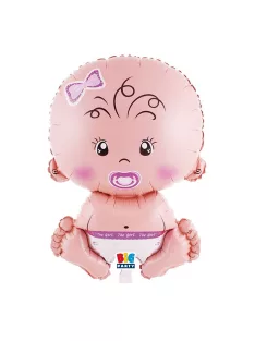 Forma fólia lufi 43x82 cm, Lány baba