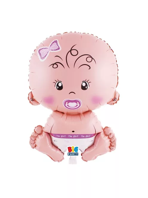 Forma fólia lufi 43x82 cm, Lány baba