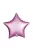 Forma fólia lufi 45 cm, Fukszia színű csillag