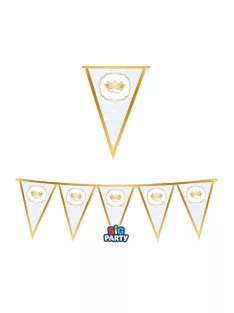 Prince feliratos herceges parti zászlófüzér 3m-es