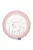 Kerek fólia lufi 45 cm, Welcome Little One feliratos rózsaszín színű