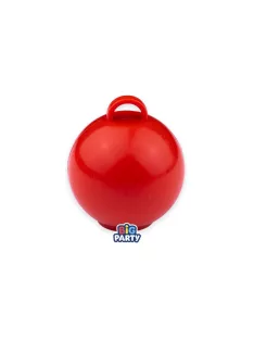 Piros gömb alakú lufisúly 75 gr