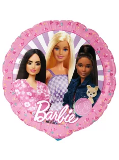 Kerek fólia lufi 45 cm, Barbie