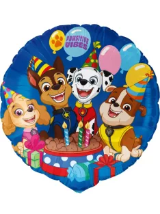 Kerek fólia lufi 45 cm, Mancs őrjárat