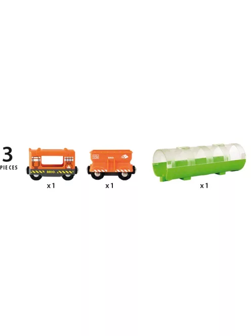 BRIO Teherszállító vonat alagúttal