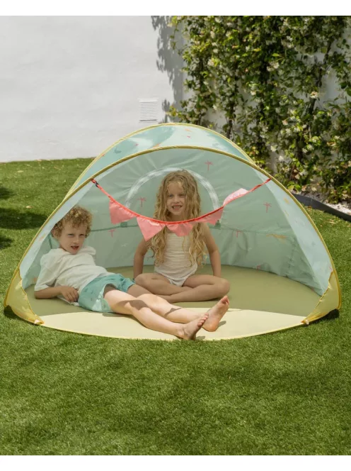 FINNICK pop-up gyerek strandsátor zászlófüzérrel Flamingueo