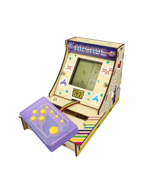Mini összeépíthető Arcade játékgép 12 játékkal BUKI