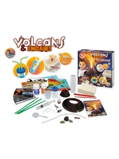Kísérletező készlet Vulkánok és dinók BUKI
