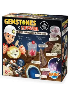   Mega kőzetek és ásványok felfedező és kísérletező készlet BUKI