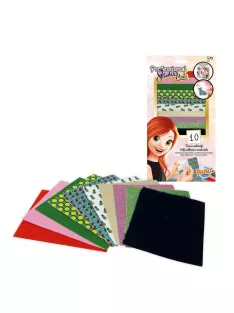   Professzionális studio divat, Öntapadós szövet matrica, Trópikus BUKI