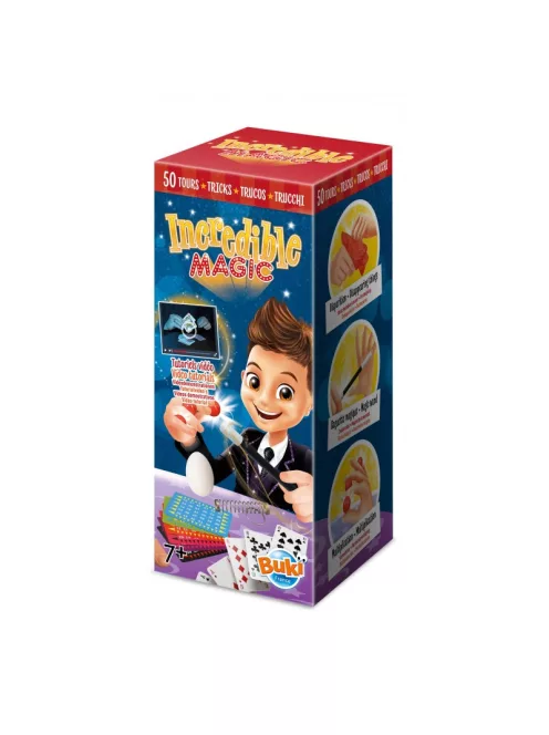 Hihetetlen varázslatok bűvésztrükk készlet BUKI