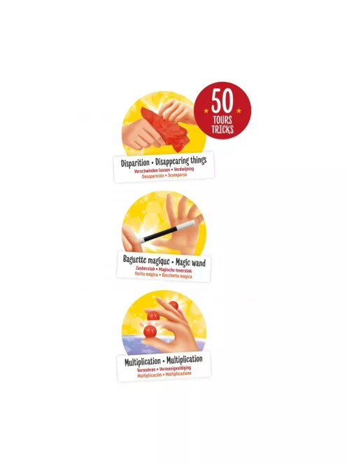 Hihetetlen varázslatok bűvésztrükk készlet BUKI