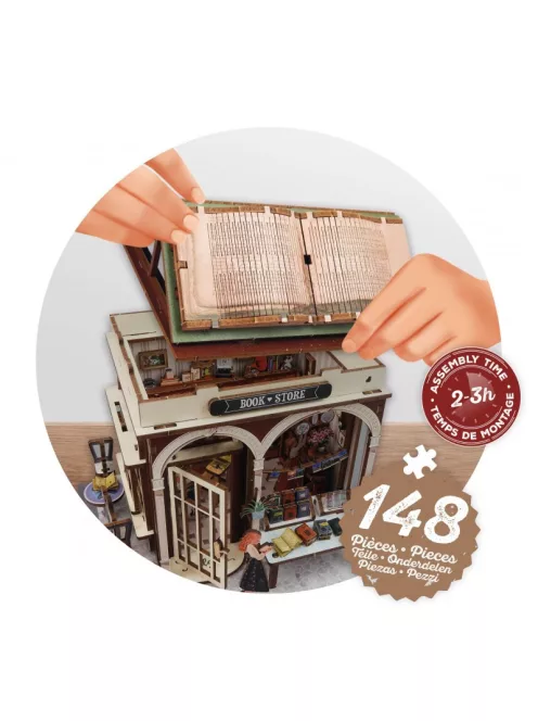 Dioráma 3D puzzle, Könyvesbolt BUKI
