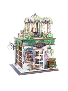 Dioráma 3D puzzle, Virágbolt BUKI