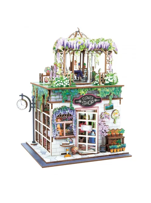 Dioráma 3D puzzle, Virágbolt BUKI