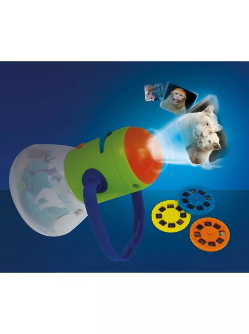 Mini tudomány-Multilámpa- Diavetítő, éjszakai fény, zseblámpa BUKI