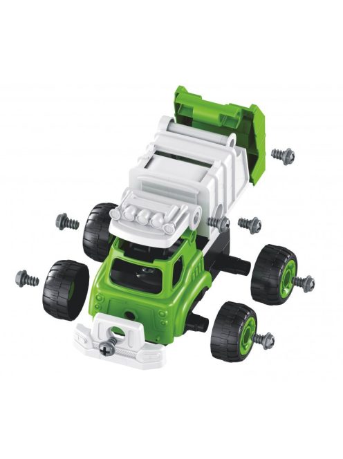 Távirányítós összeszerelhető kukásautó BUKI