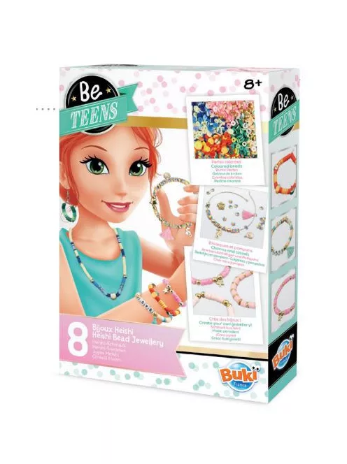 Lapos gyöngyök ékszerkészítő készlet BUKI