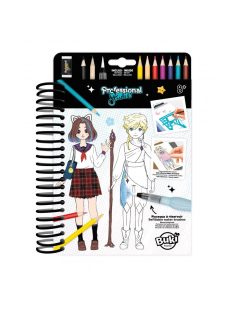 Divattervező füzet - Manga stílus BUKI