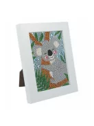 Strasszkép készítő fa képkeretel-Koala BUKI