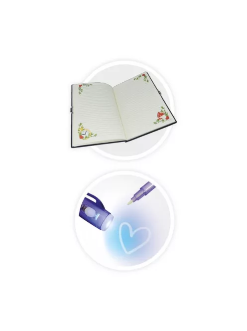 DIY! Csináld magad Titkos napló számzáras lakattal BUKI