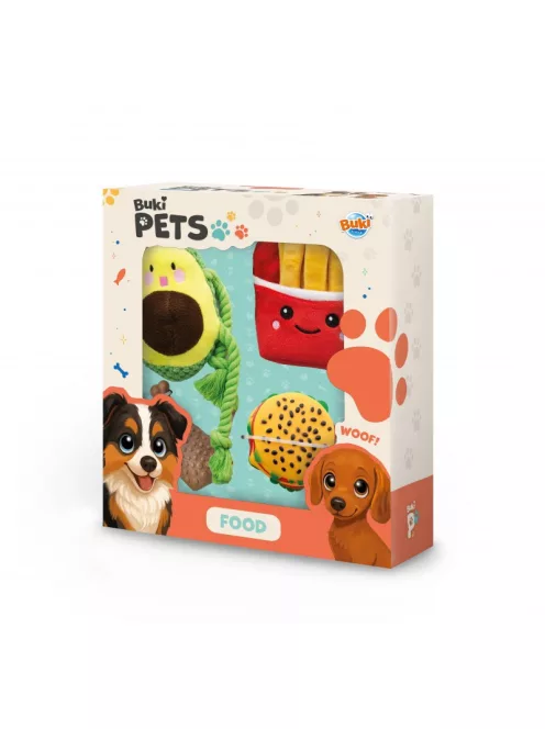 Kutyajáték szett 4 db-os, Ételek BUKI