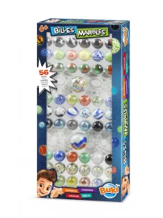 Üveggolyó 56 db-os BUKI