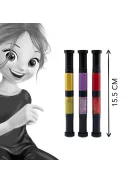 Körömdíszítő tollak 3 db-os, Arany BUKI