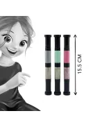 Körömdíszítő tollak 3 db-os, Ezüst BUKI