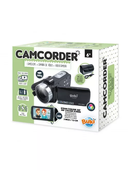 Videokamera 16 GB-os SD kártyával BUKI