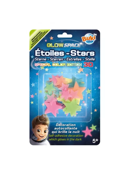 Sötétben világító színes csillagok BUKI