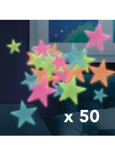Sötétben világító színes csillagok BUKI