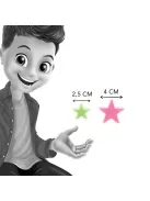 Sötétben világító színes csillagok BUKI