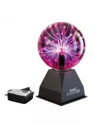 Plazma dekor lámpa 5 kísérlettel, 15 cm-es BUKI