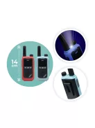 Újratölthető walkie-talkie 5 km-es hatótávolsággal BUKI