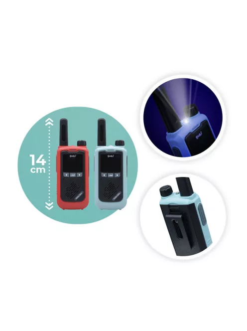 Újratölthető walkie-talkie 5 km-es hatótávolsággal BUKI