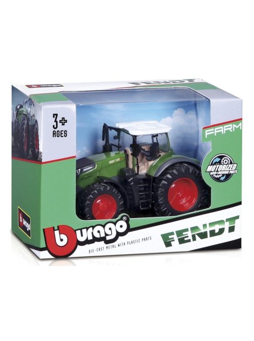 Bburago 10 cm traktor - New Holland/Fendt