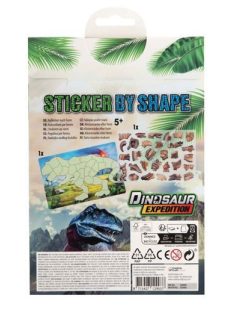   Moxy dinoszaurusz csontváz matricázó készlet, T-rex Grafix