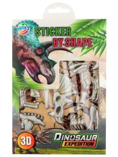   Moxy dinoszaurusz csontváz matricázó készlet, Triceratops Grafix