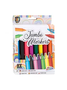 Moxy Jumbo 8 db-os színes filctoll készlet Grafix