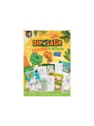 Moxy színező könyv fejlesztő feladatokkal 64 oldalas, Dinoszauruszok Grafix
