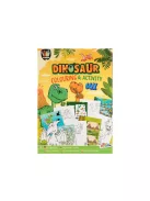 Moxy színező könyv fejlesztő feladatokkal 64 oldalas, Dinoszauruszok Grafix