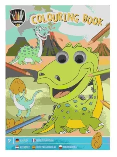 Színező füzet mozgó szemekkel, Fiús 2 Grafix